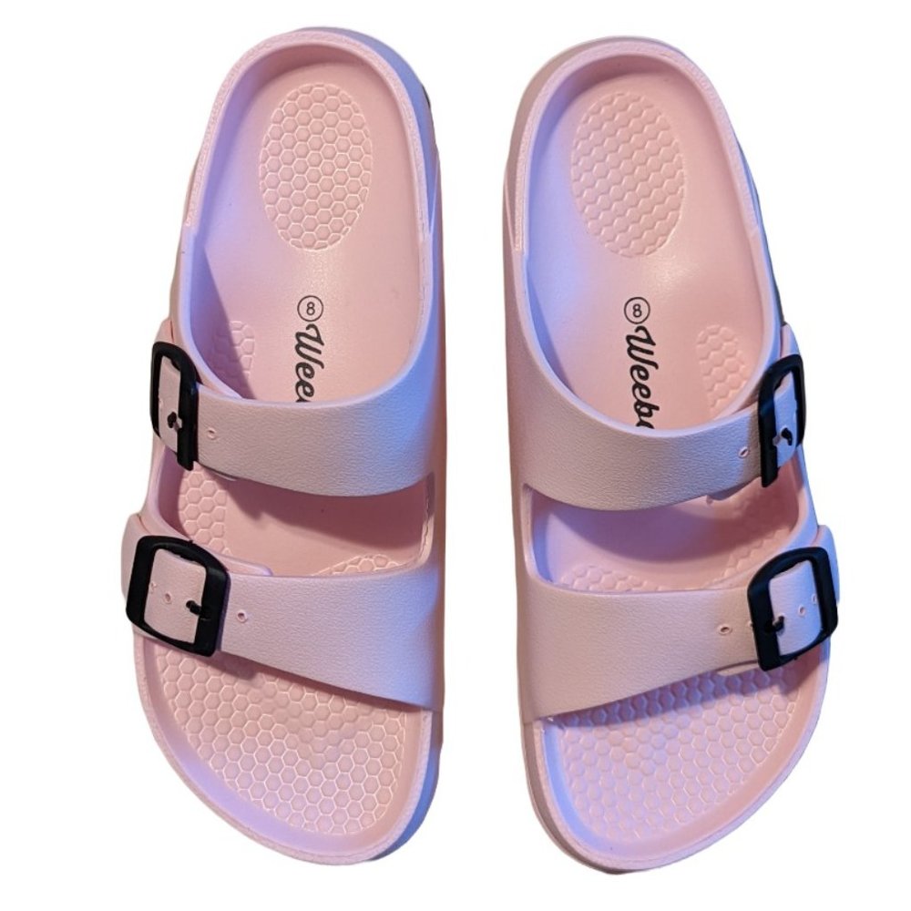 Weeboo Women's Double Strap Sandals - Color Pink - Size 8